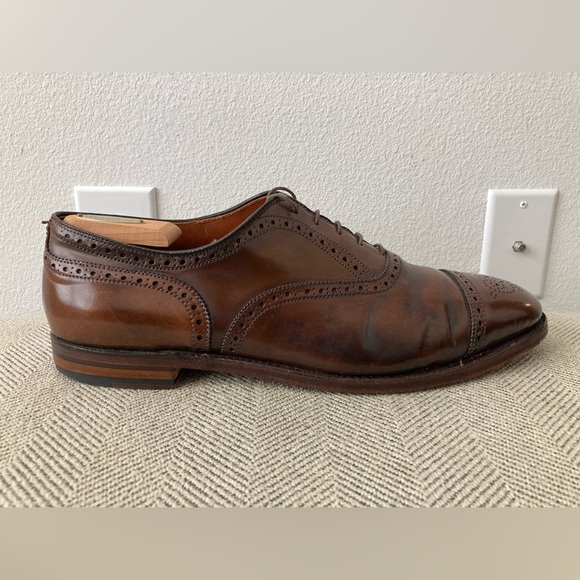 13D Alden 9084 Cigar Shell Cordovan Medallion Tip Bal Horween USA